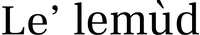 Le’ lemùd